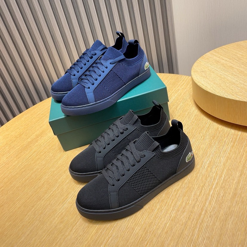 Lacoste Knit Casual Sneakers Navy