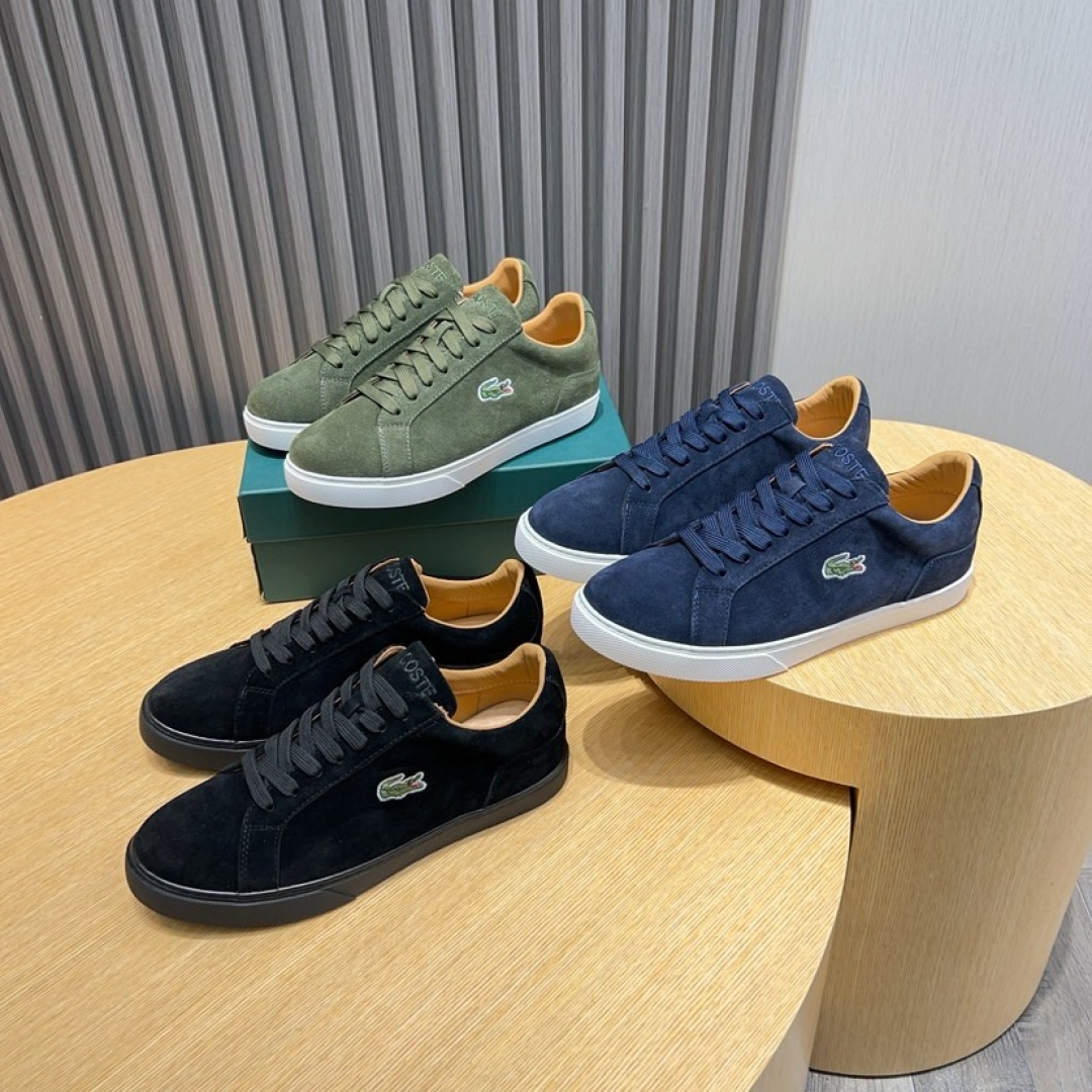 Lacoste Classic Leather Casual Sneakers Navy