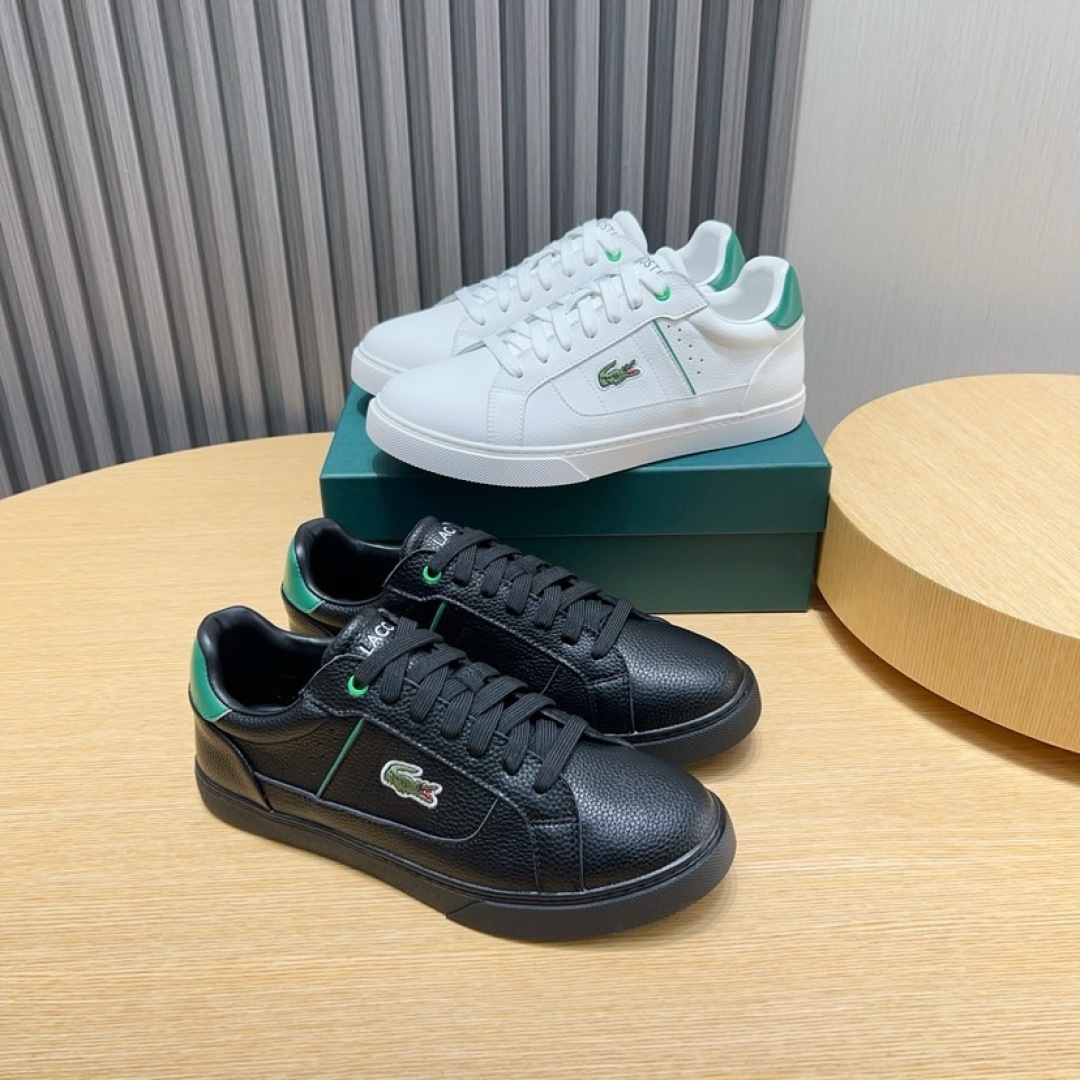 Lacoste Classic Leather Sneaker Black/Green