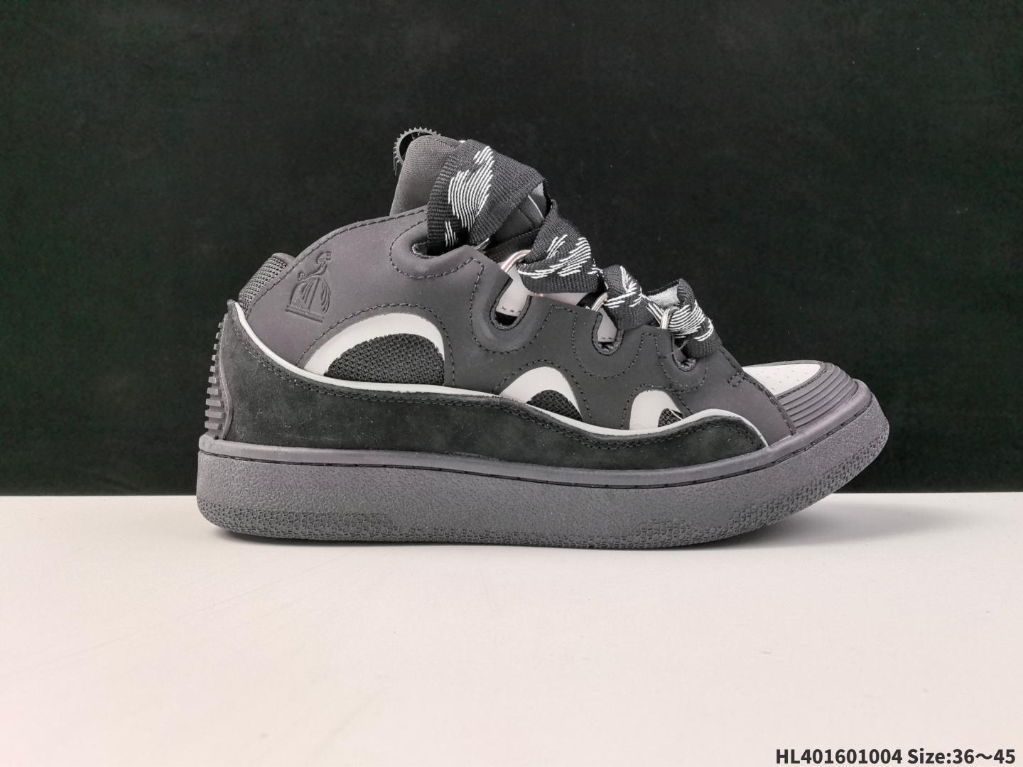 Lanvin Curb Low Skate Sneakers Multicolor