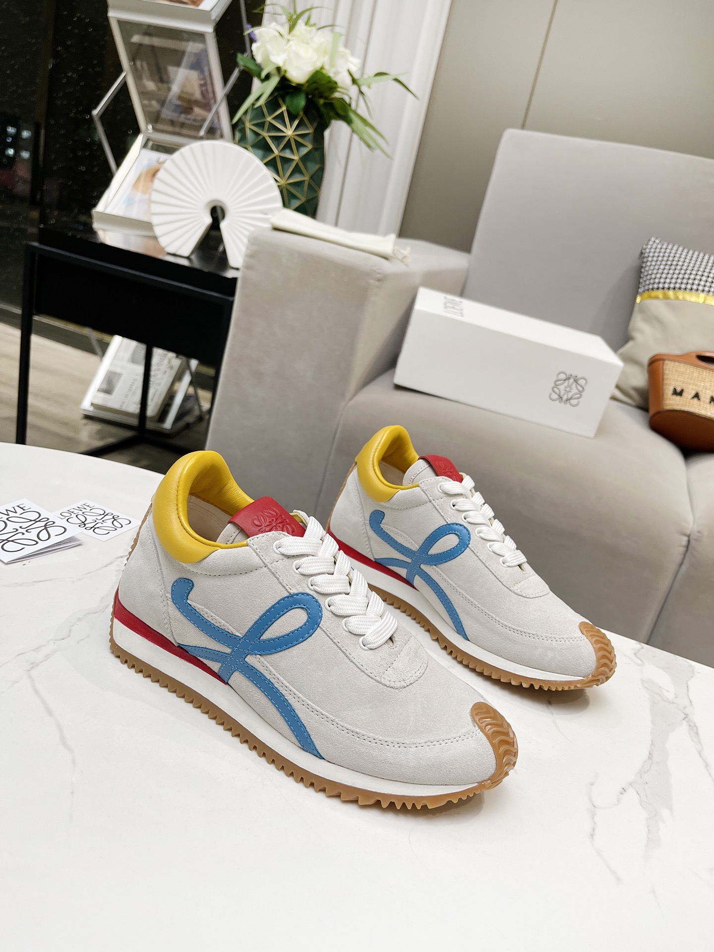 Loewe Hidden Lift Retro Runner Sneakers Multicolor