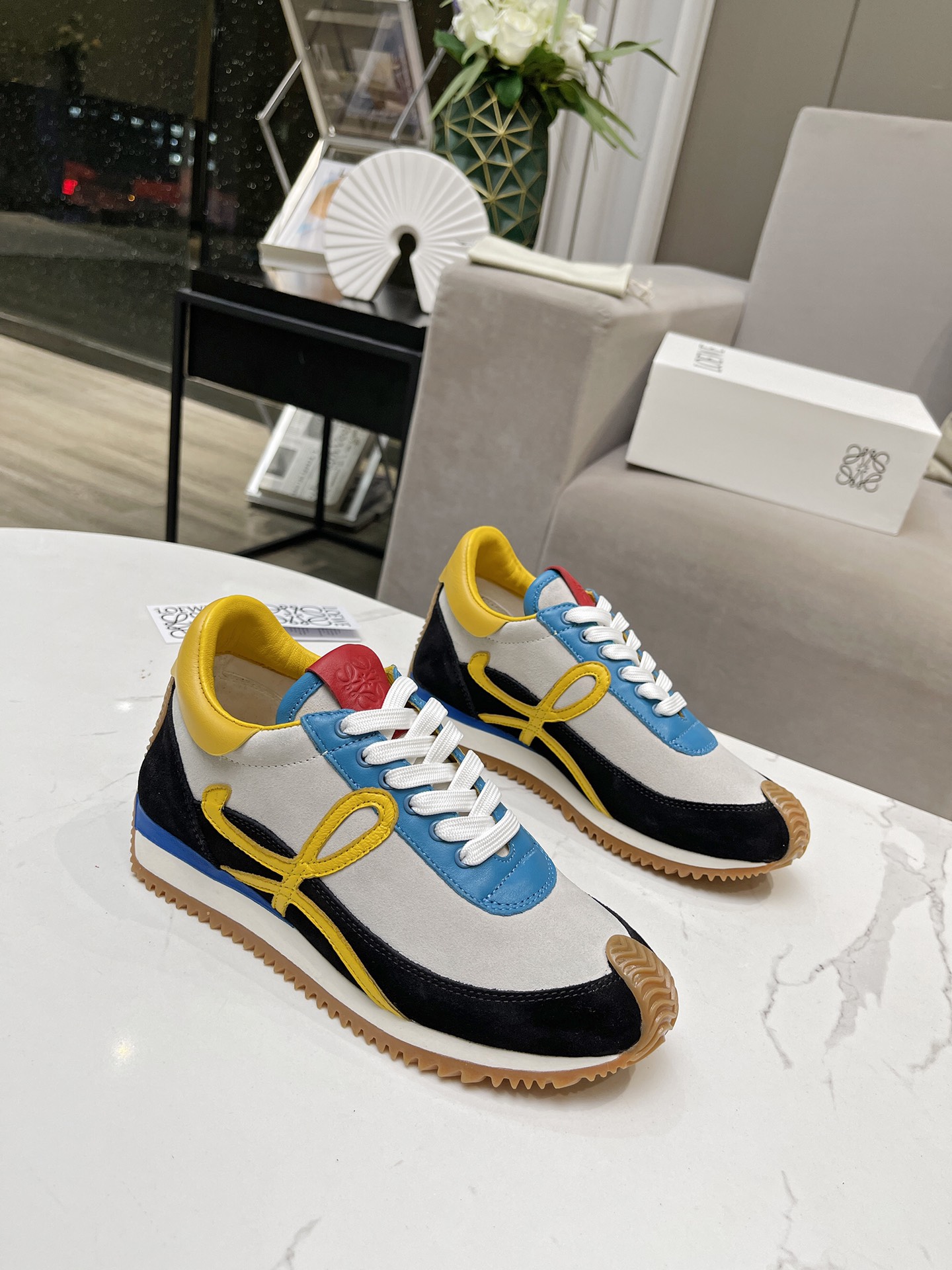 Loewe Hidden Wedge Trainers Multicolor