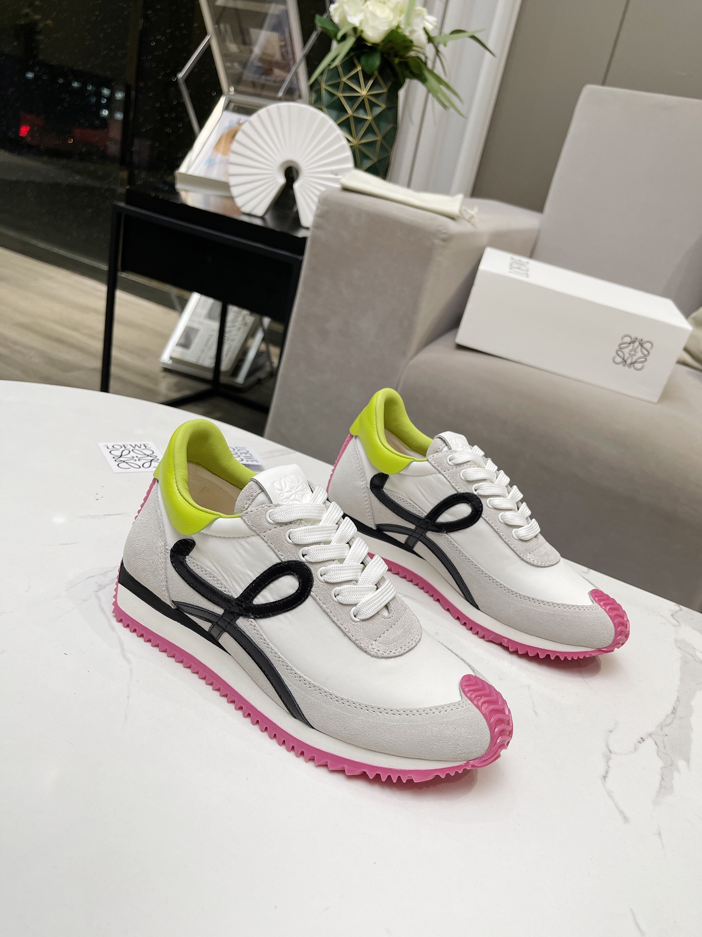 Loewe Wedge Trainers Sneakers Multicolor