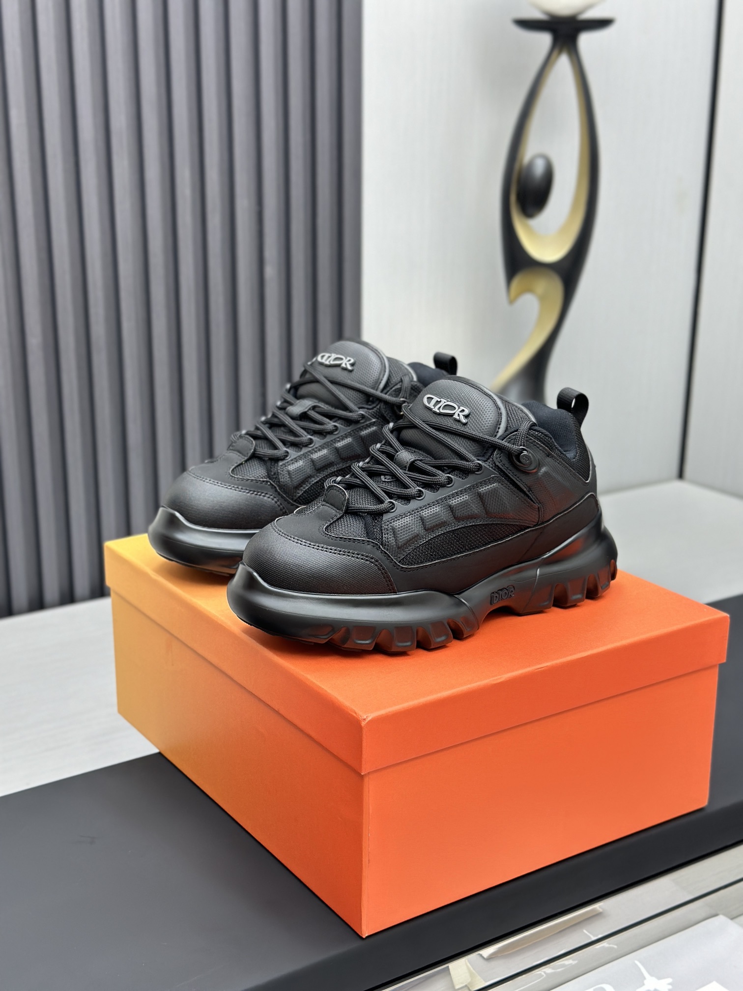 Dior Lewis Hamilton Chunky Sneakers Black