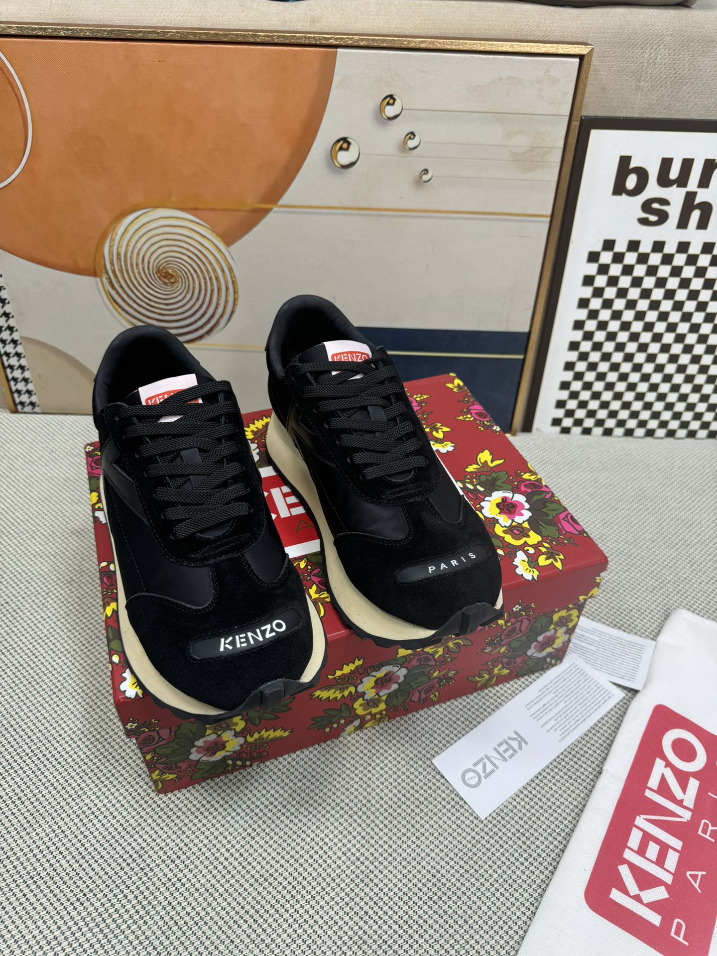 Kenzo Classic Runner Sneakers Black
