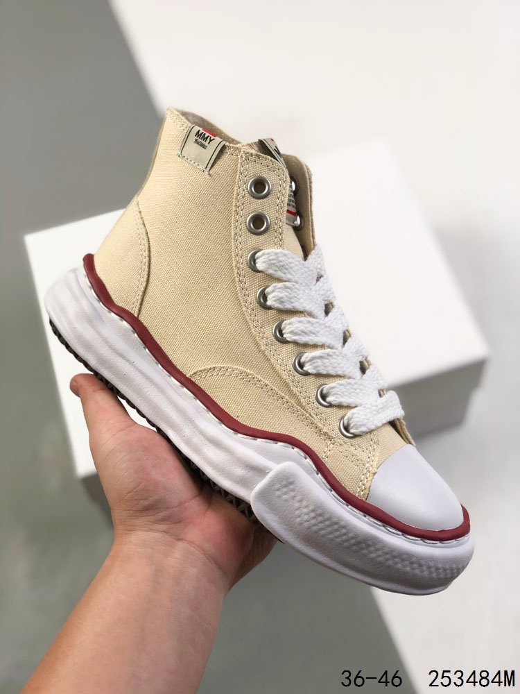 Maison Mihara MMY Canvas High-Top Sneakers Multicolor