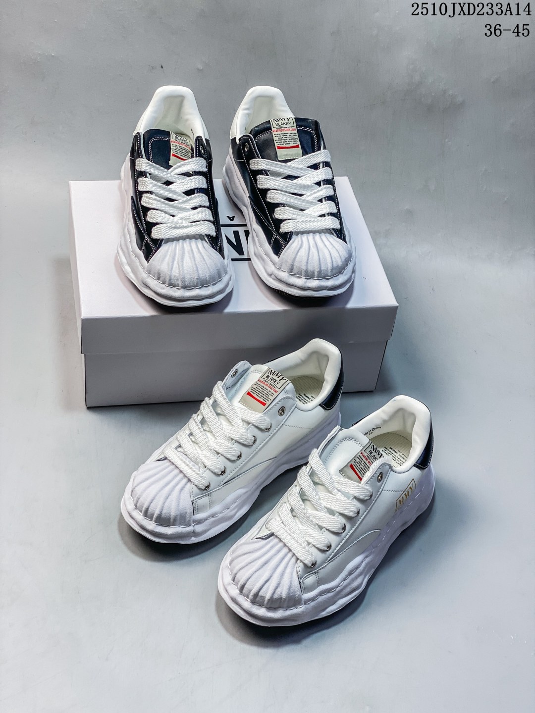 Maison Mihara Yasuhiro MMY Original Sole Low Sneakers Black/White