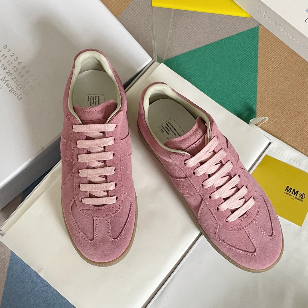 MM6 German Trainer Sneakers Pink