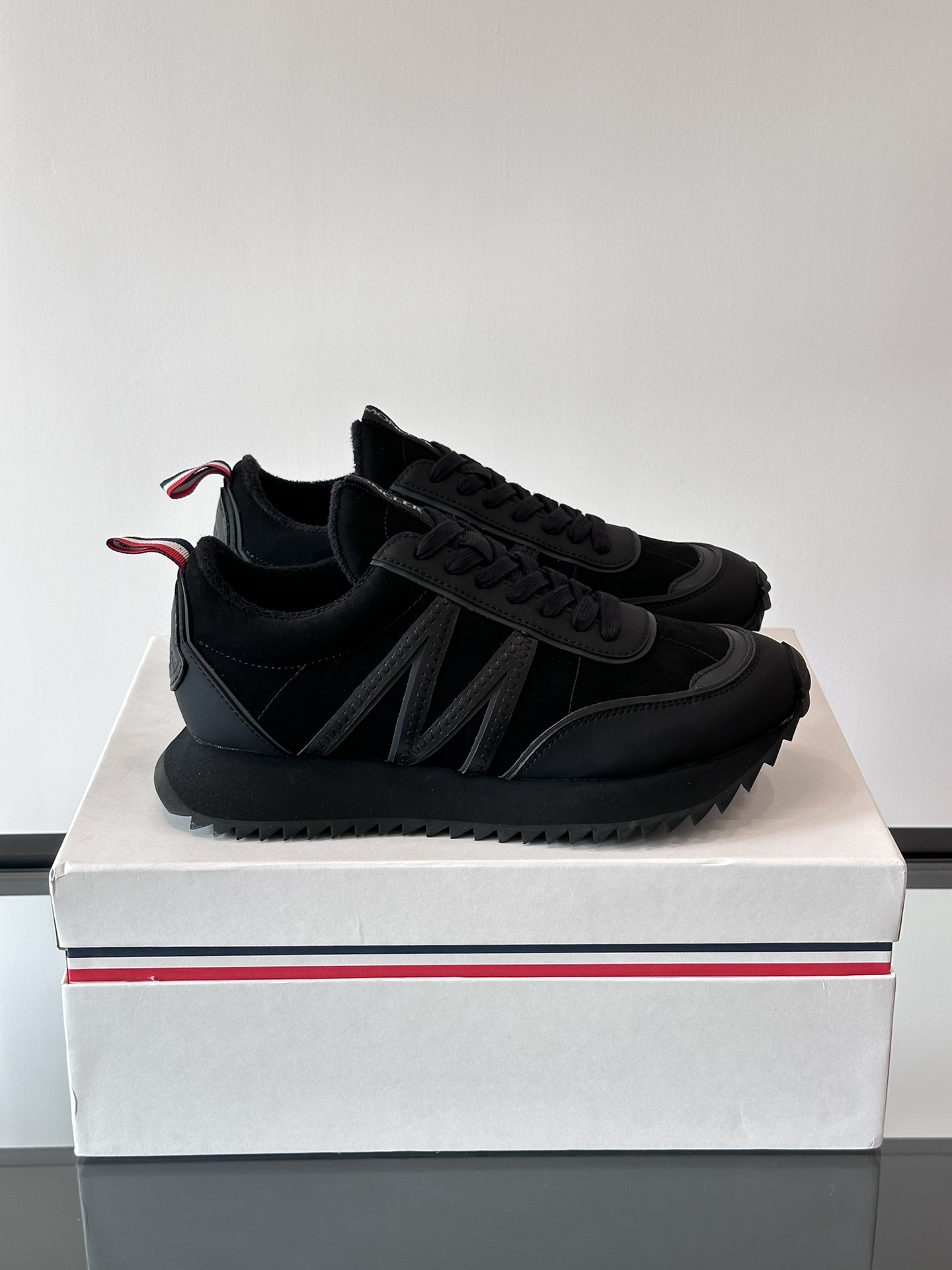 Moncler Pacey Chunky Sneakers Black