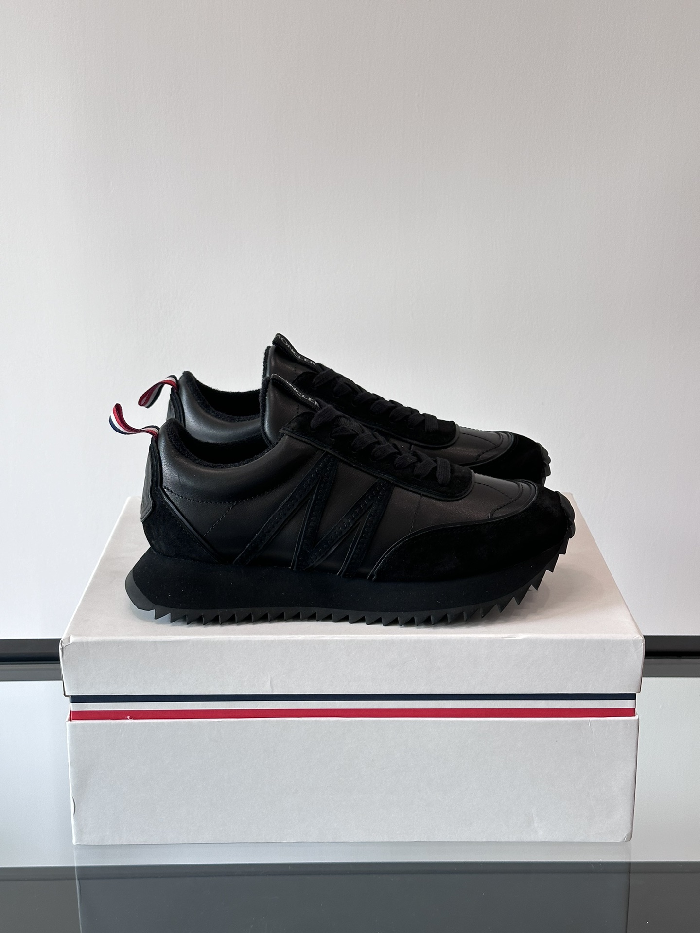 Moncler Pacey Chunky Sneakers Black
