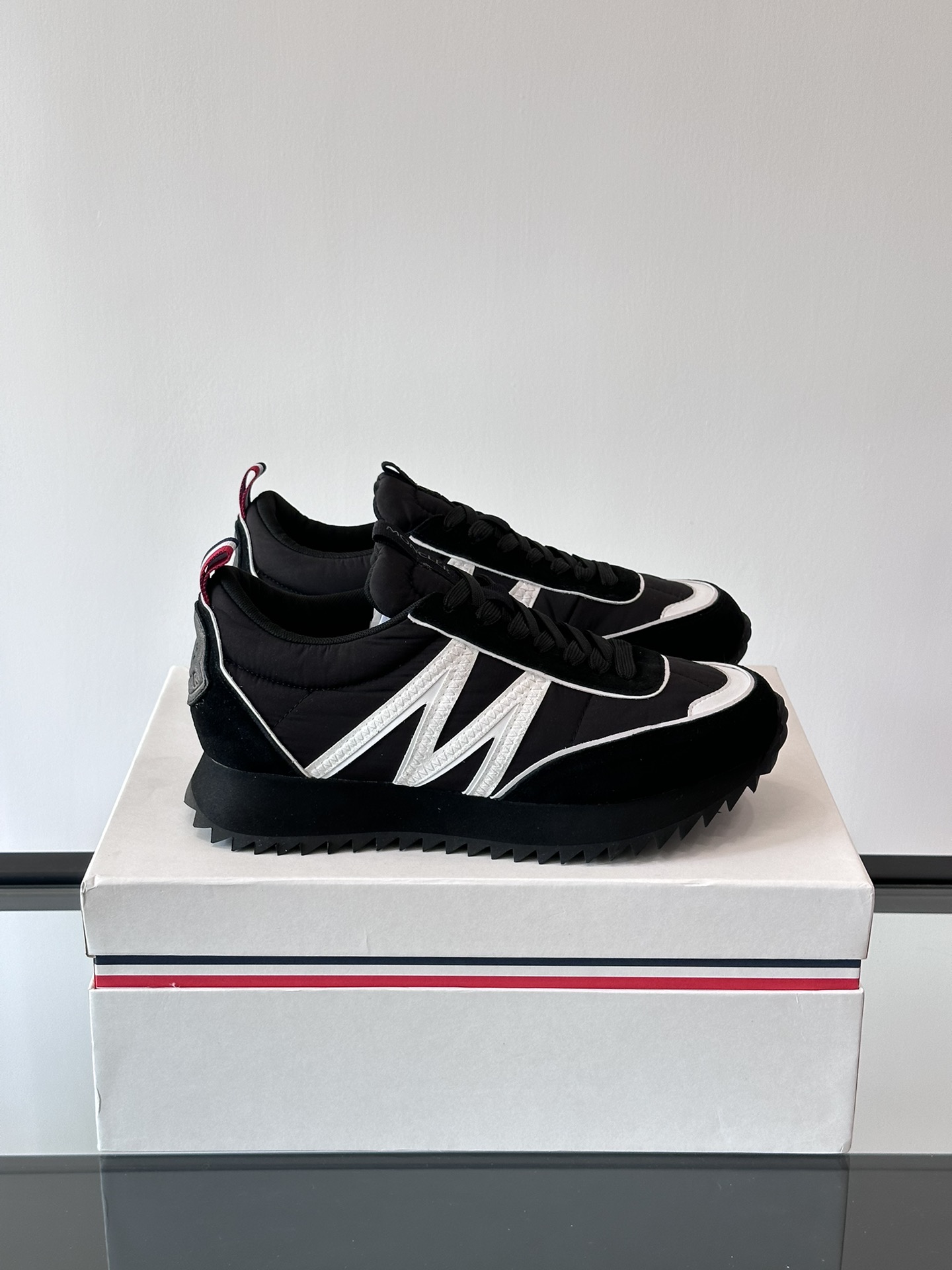 Moncler Pacey Chunky Sneakers Black