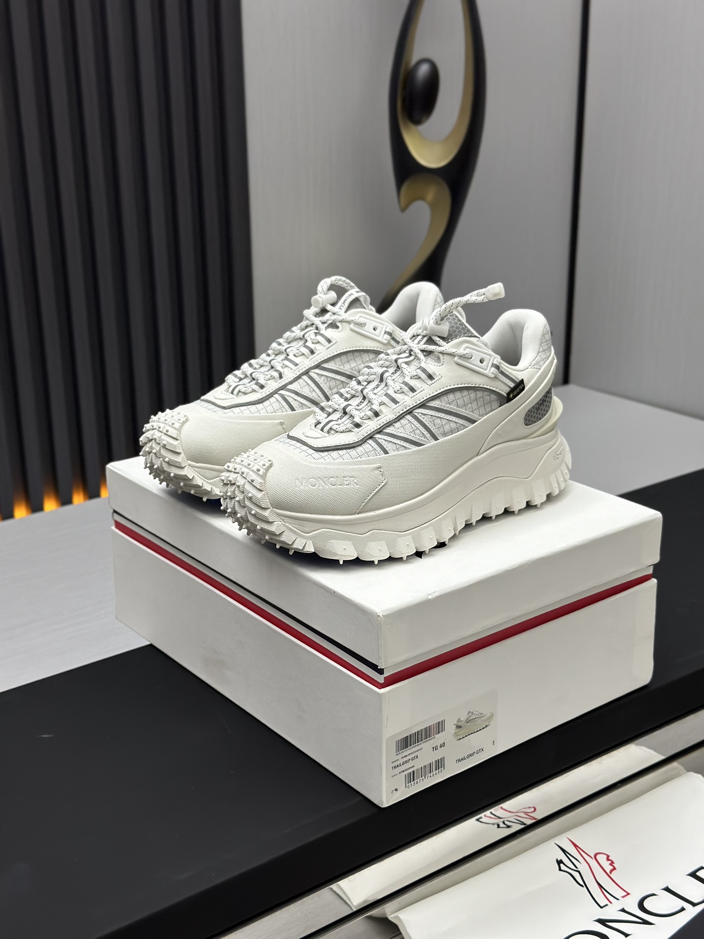 Moncler Trailgrip GTX Trail Shoes White