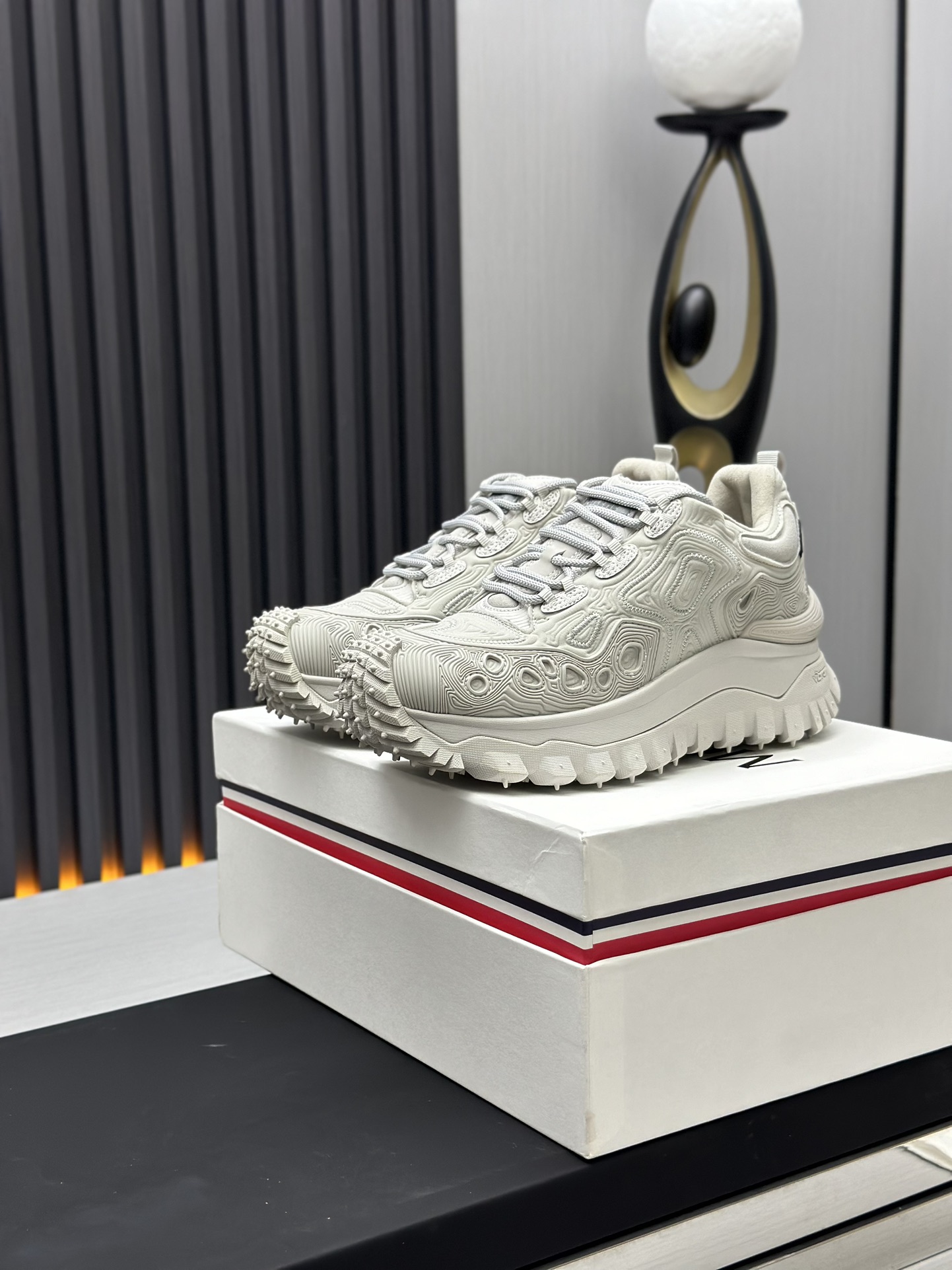 Moncler Trailgrip GTX Hiking Sneakers White