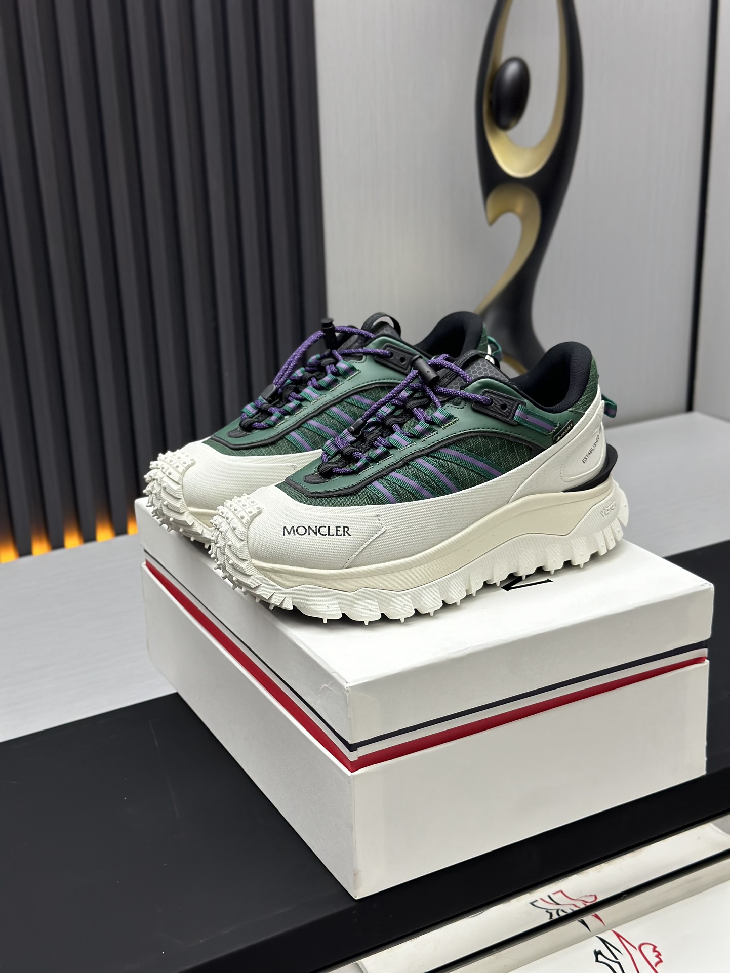 Moncler Trailgrip GTX Trail Shoes Green