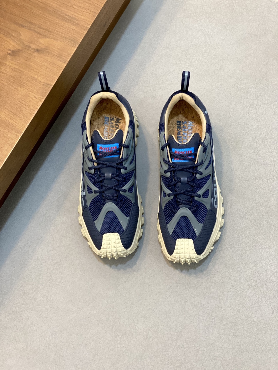 Moncler Trailgrip Amoeba Shoes Navy
