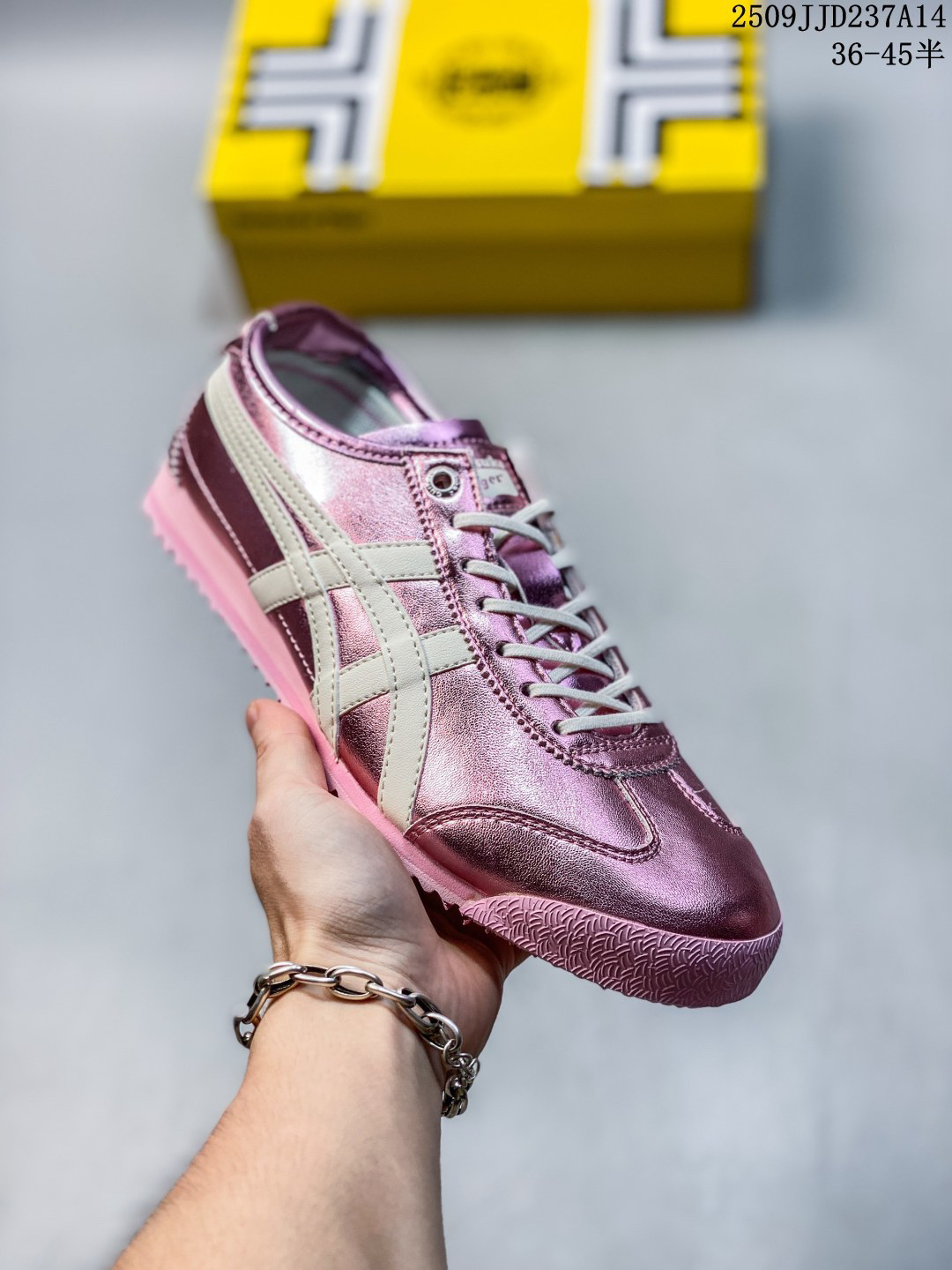 Onitsuka Tiger Mexico 66 Deluxe Metallic Pink Sneakers