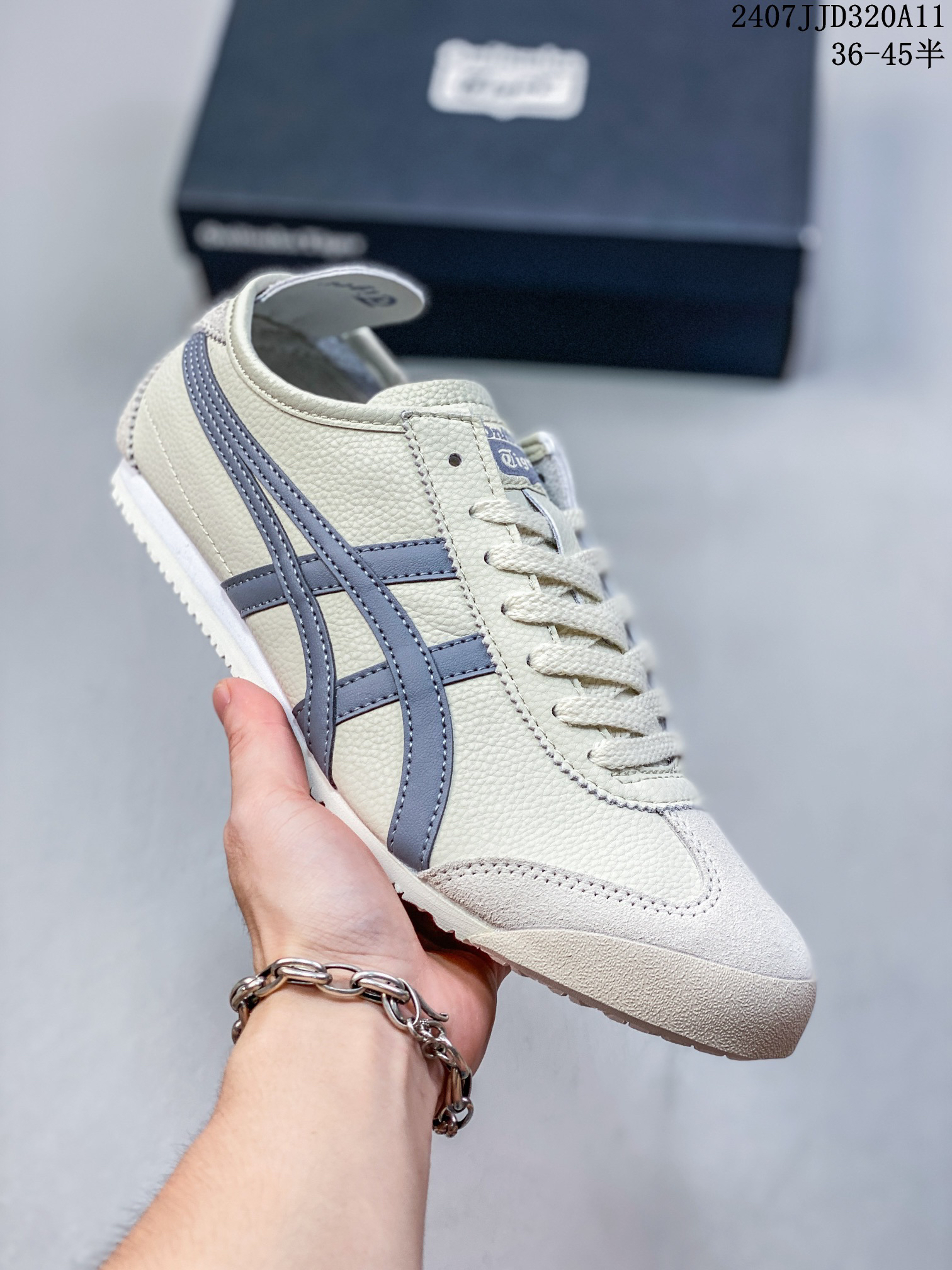 Onitsuka Tiger Mexico 66 Slip-On Sneakers Cream/Blue-Gray