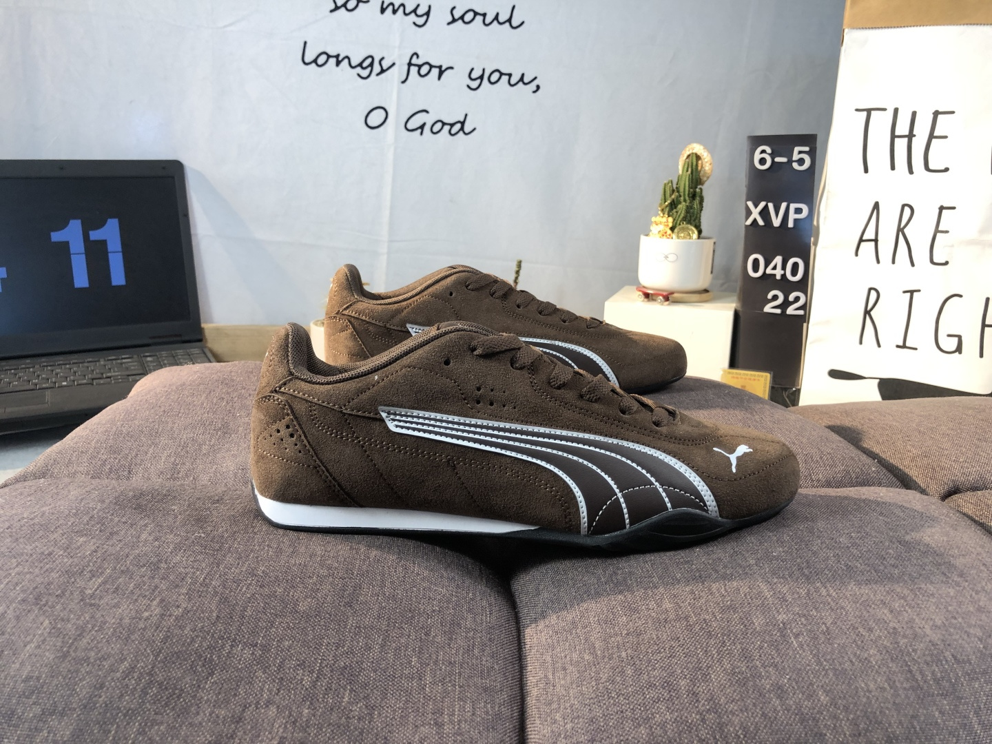 Puma Racing Low-Top Sneakers Brown