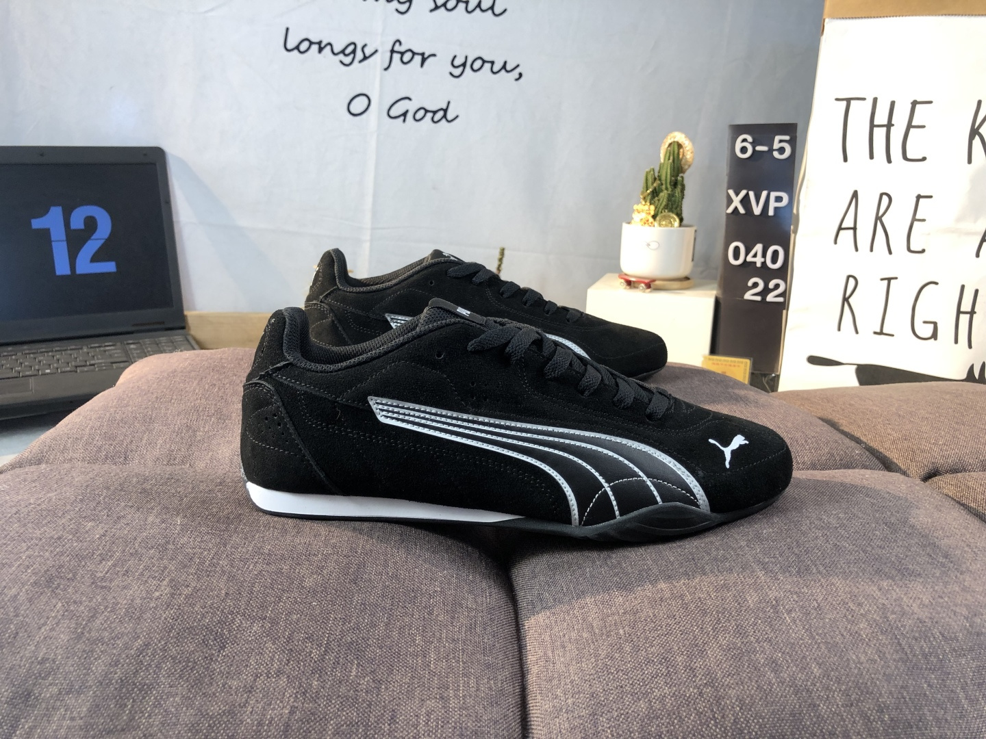 Puma Racing Low-Top Sneakers Black