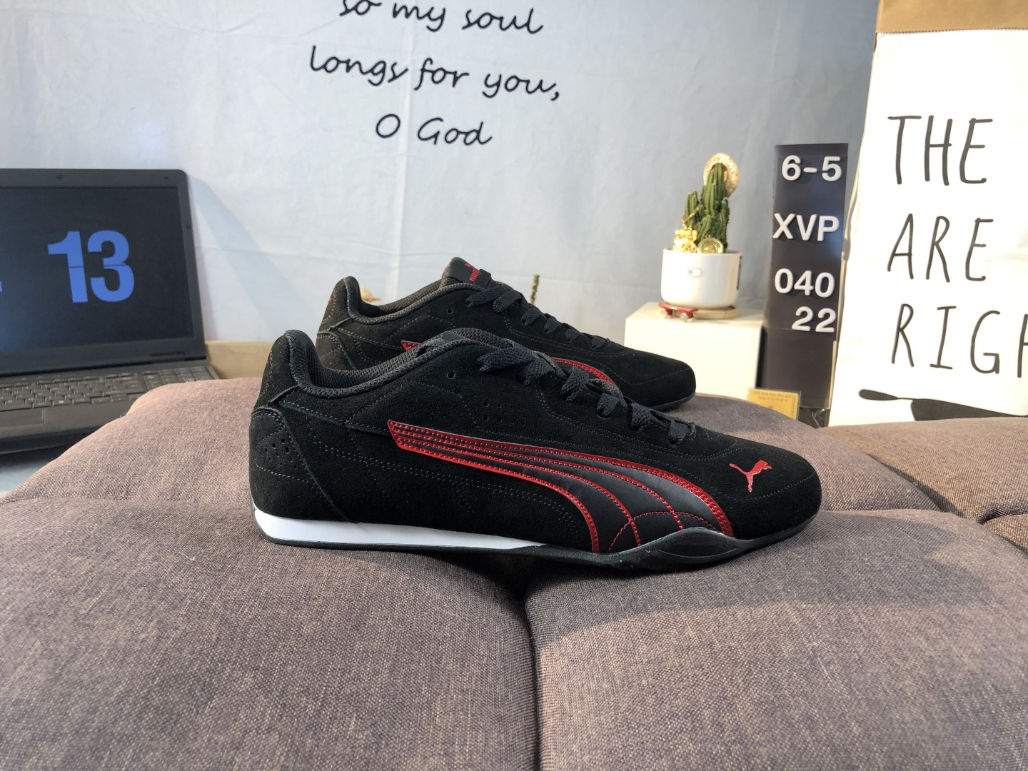 Puma Racing Low-Top Sneakers Black/Red