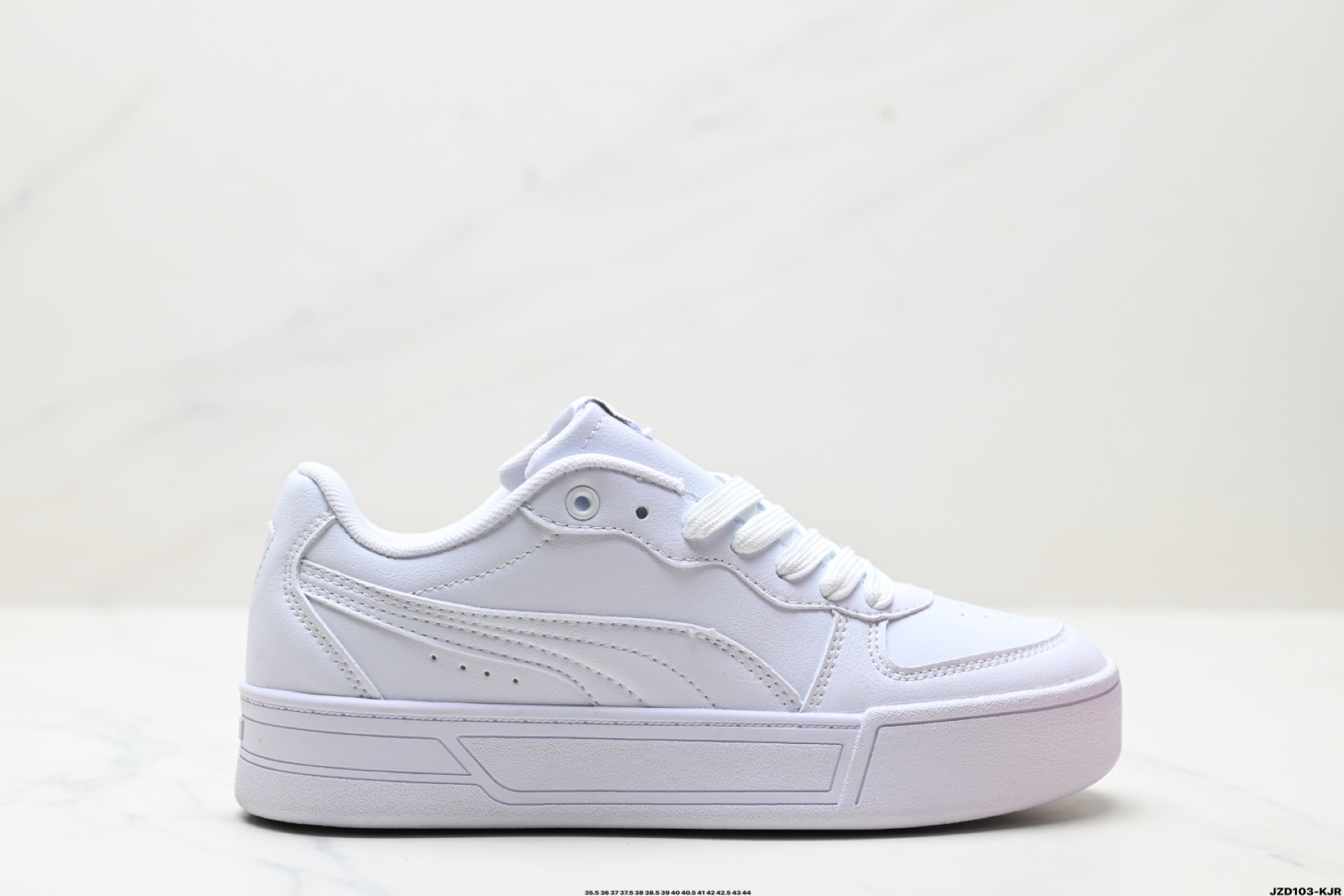 Puma Skye Leather Low-Top Sneakers White