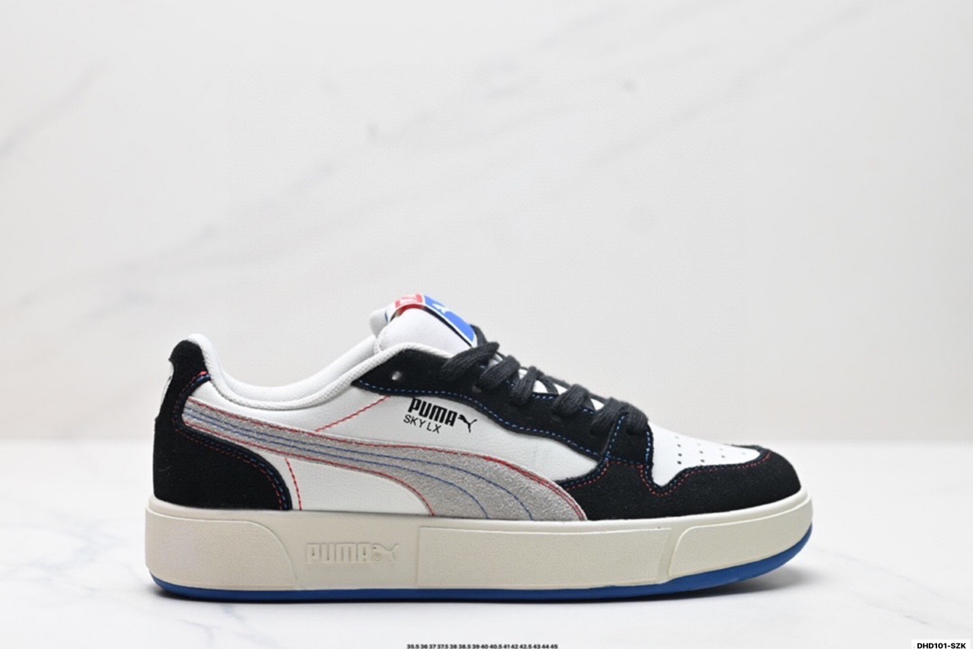 Puma Sky LX Court Low Sneakers White/Black/Blue