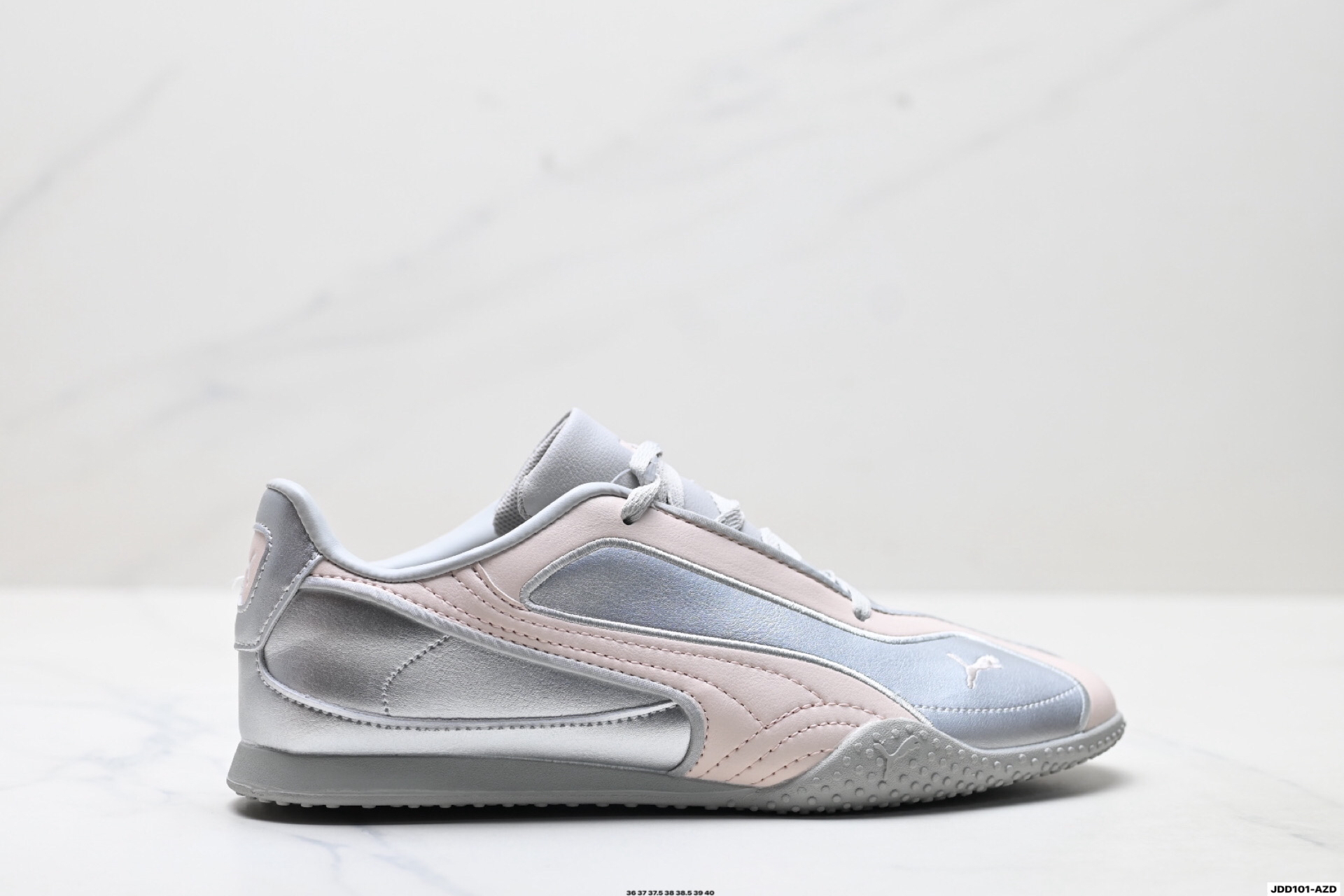 Puma Bella V2 Leather Sneaker Silver