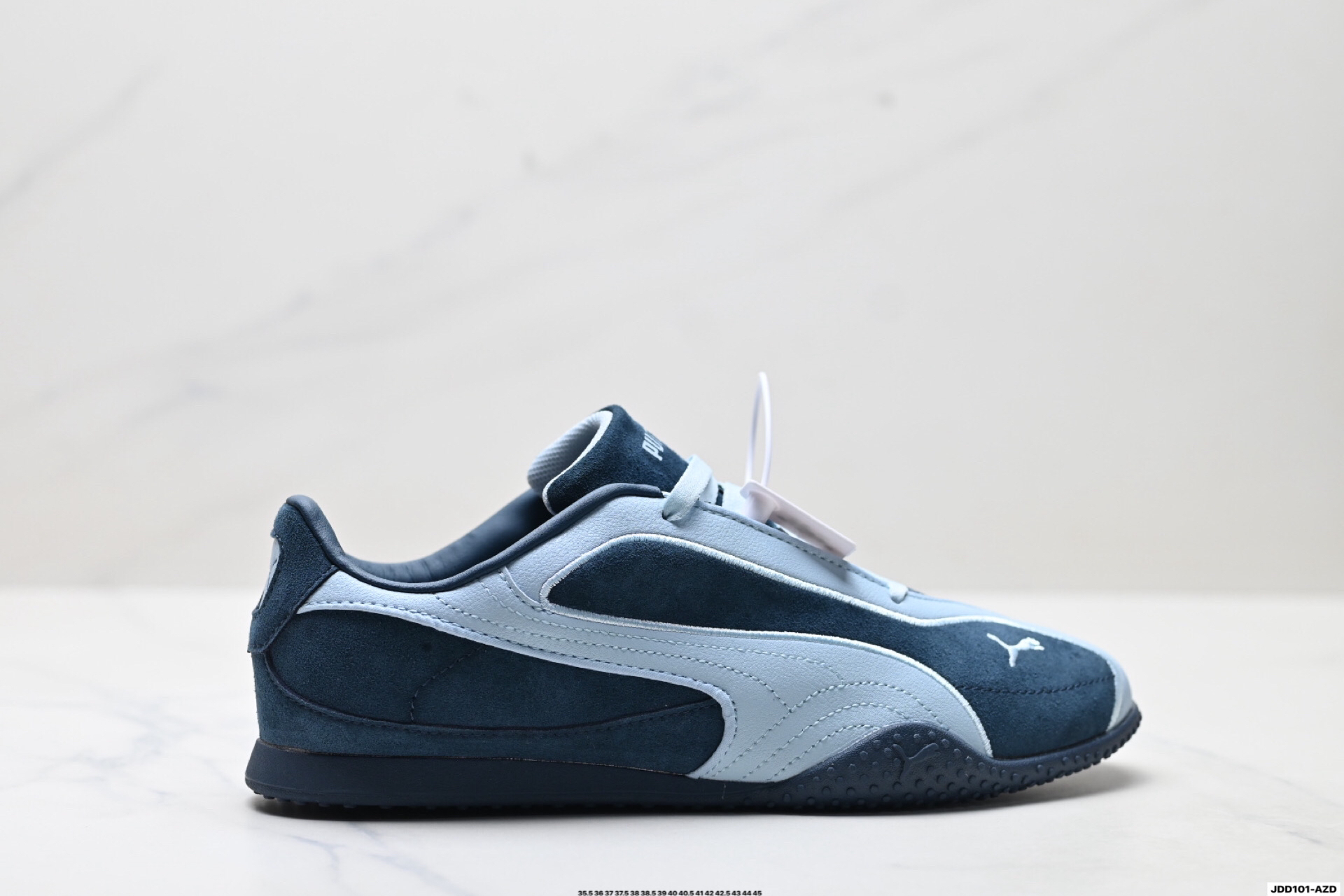 Puma Bella V2 Leather Sneakers Navy Blue
