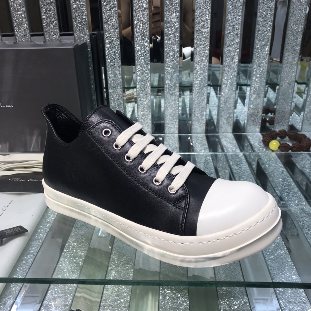Rick Owens Low Sneaker Black