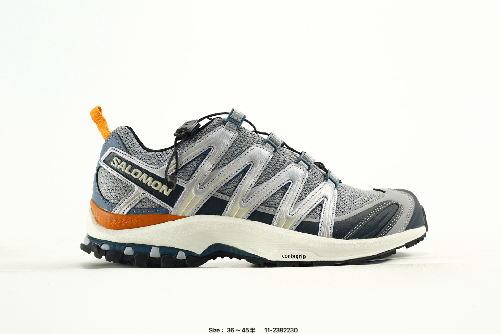 Salomon XA Pro 3D Trail Running Shoes Grey Blue Orange