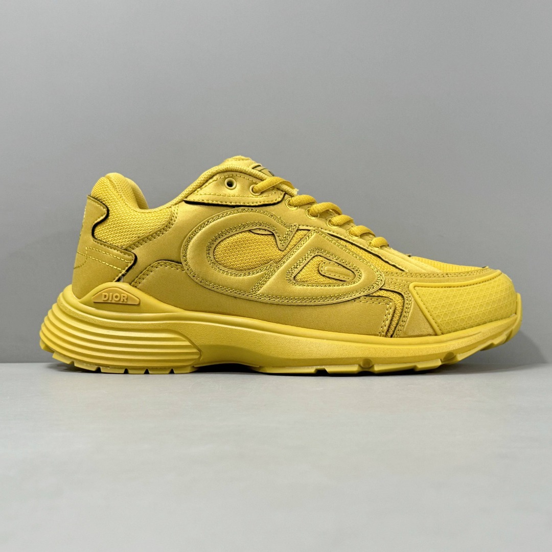 Dior B30 Low-Top Sneakers Yellow