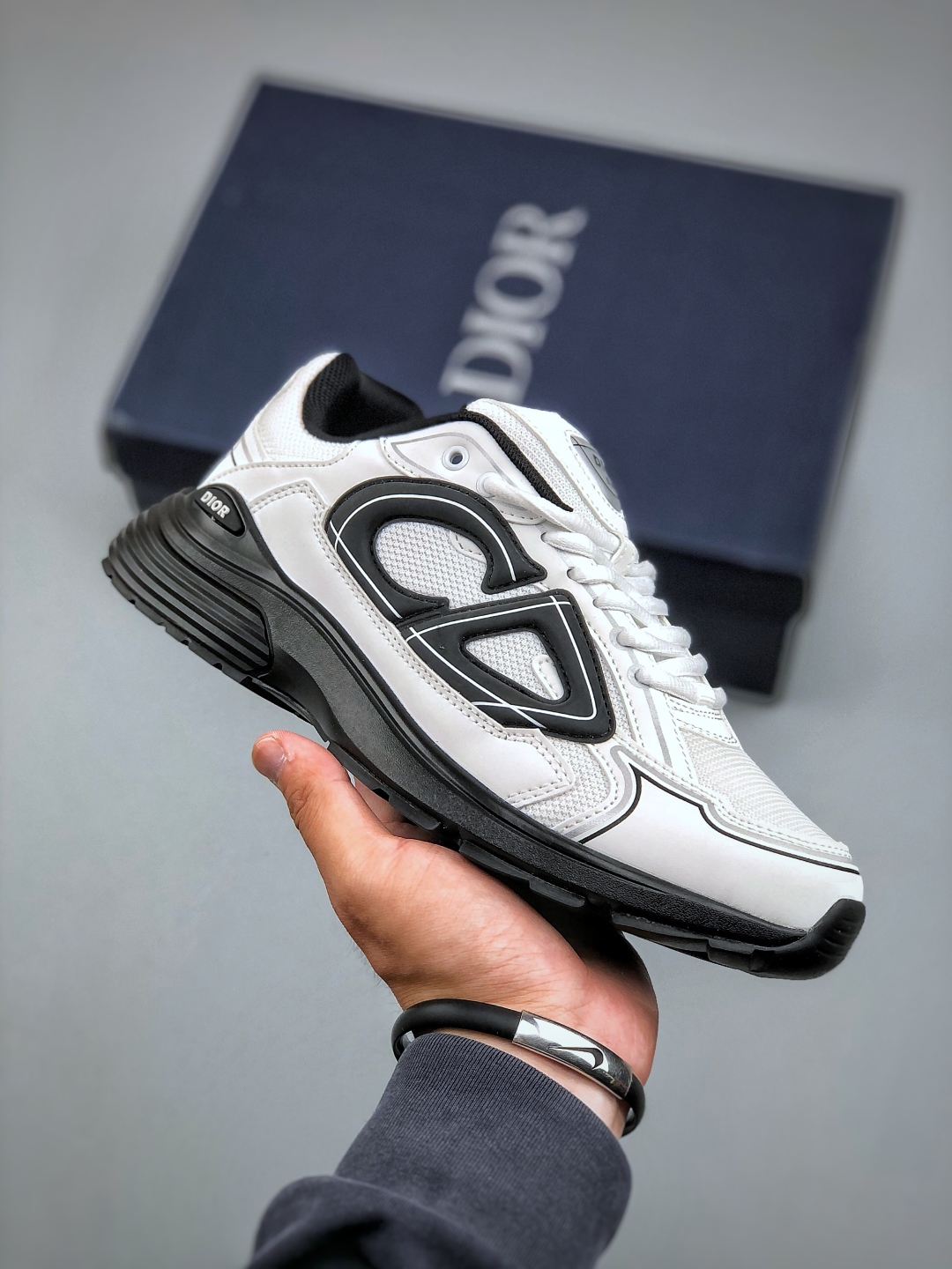 Dior B30 Chunky Sneakers White/Black