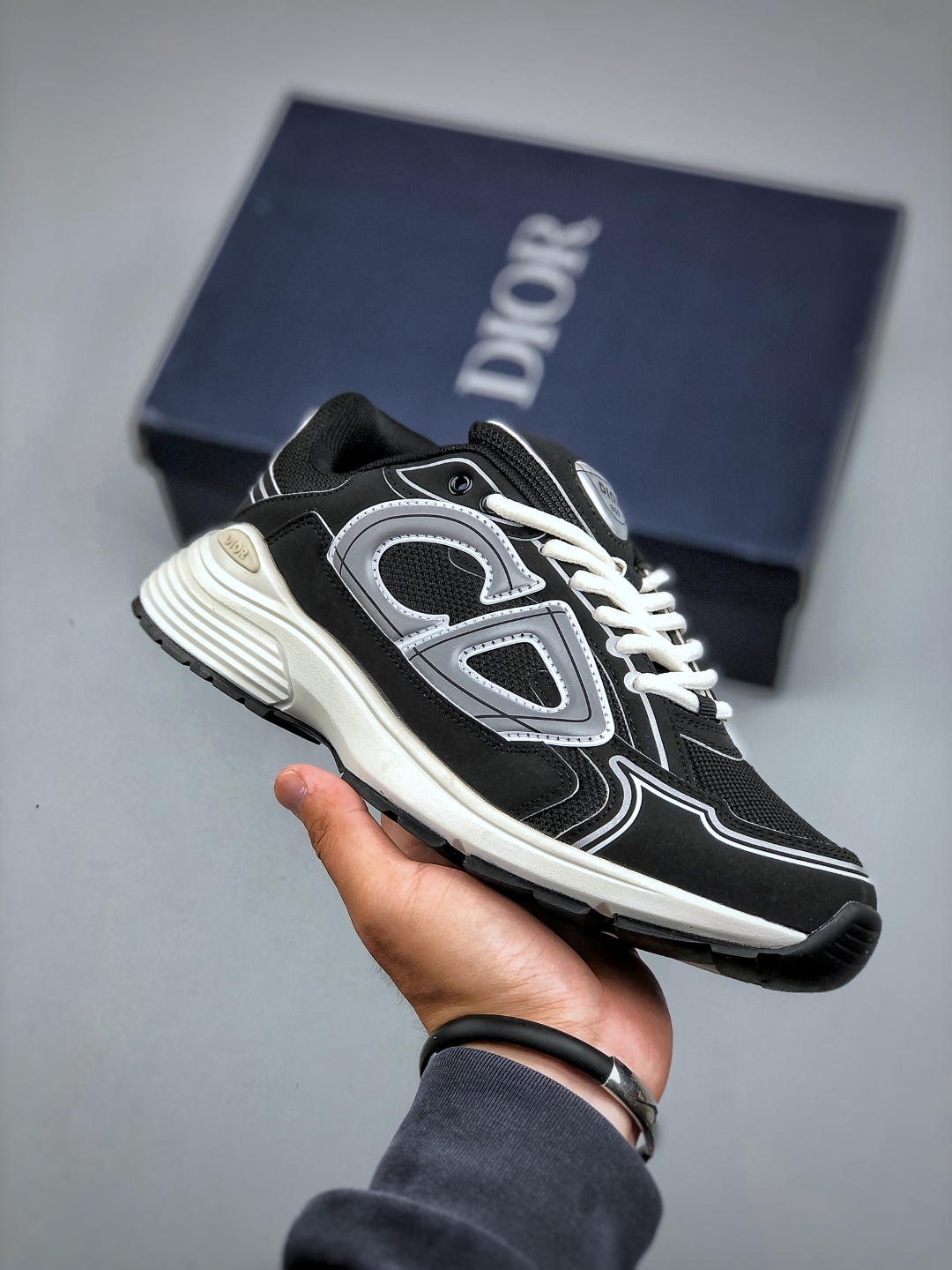 Dior B30 Chunky Sneakers Black