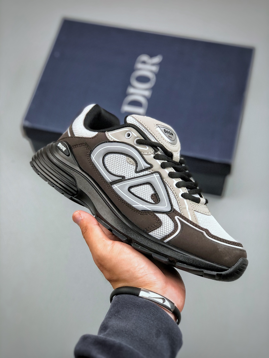 Dior B30 Chunky Sneakers Brown