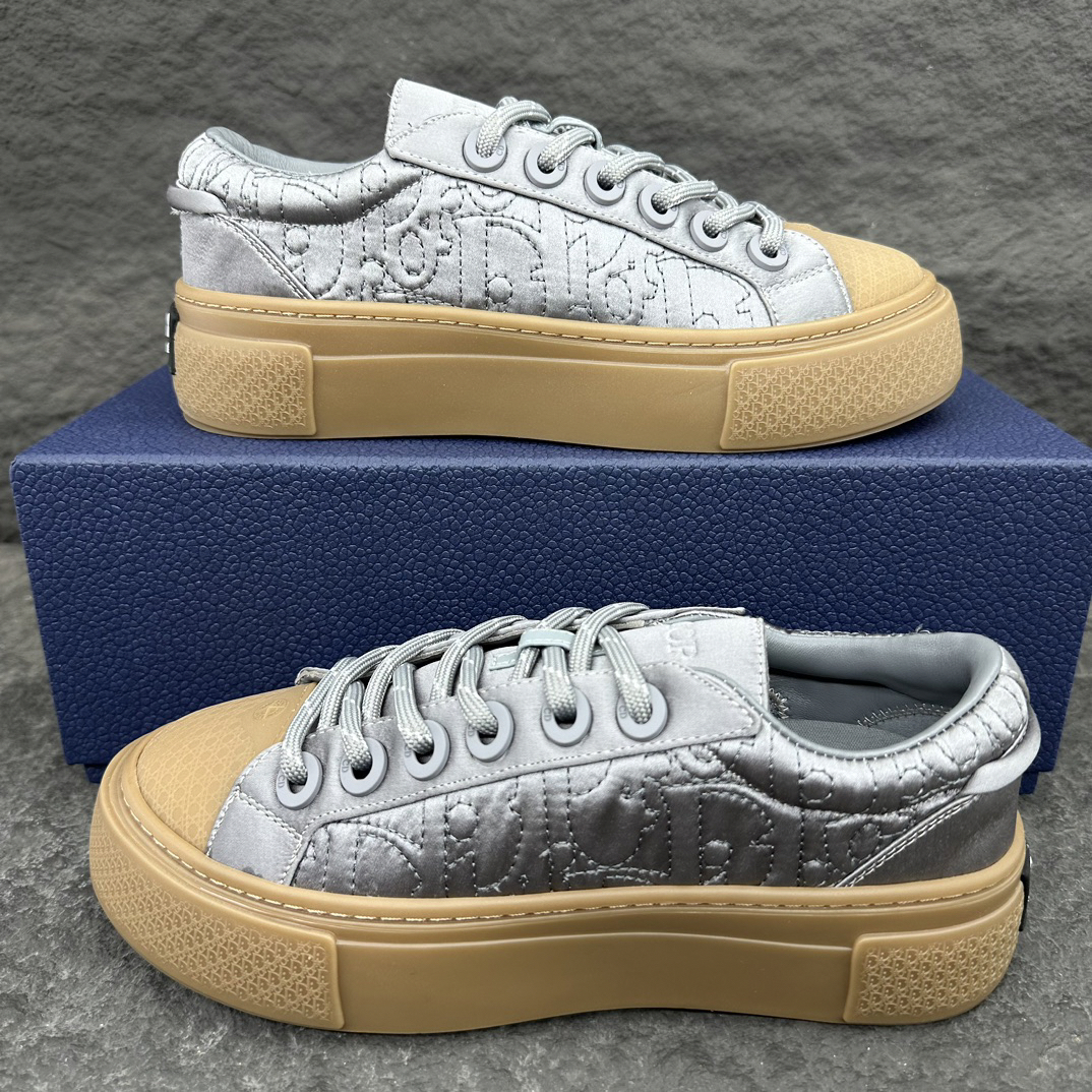 Dior x Stone Island B33 Low Sneakers Silver