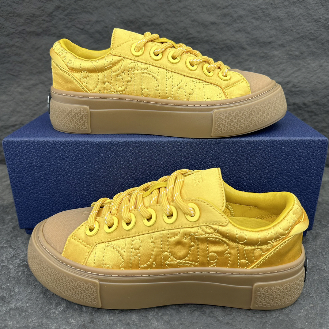 Dior x Stone Island B33 Low Sneakers Yellow