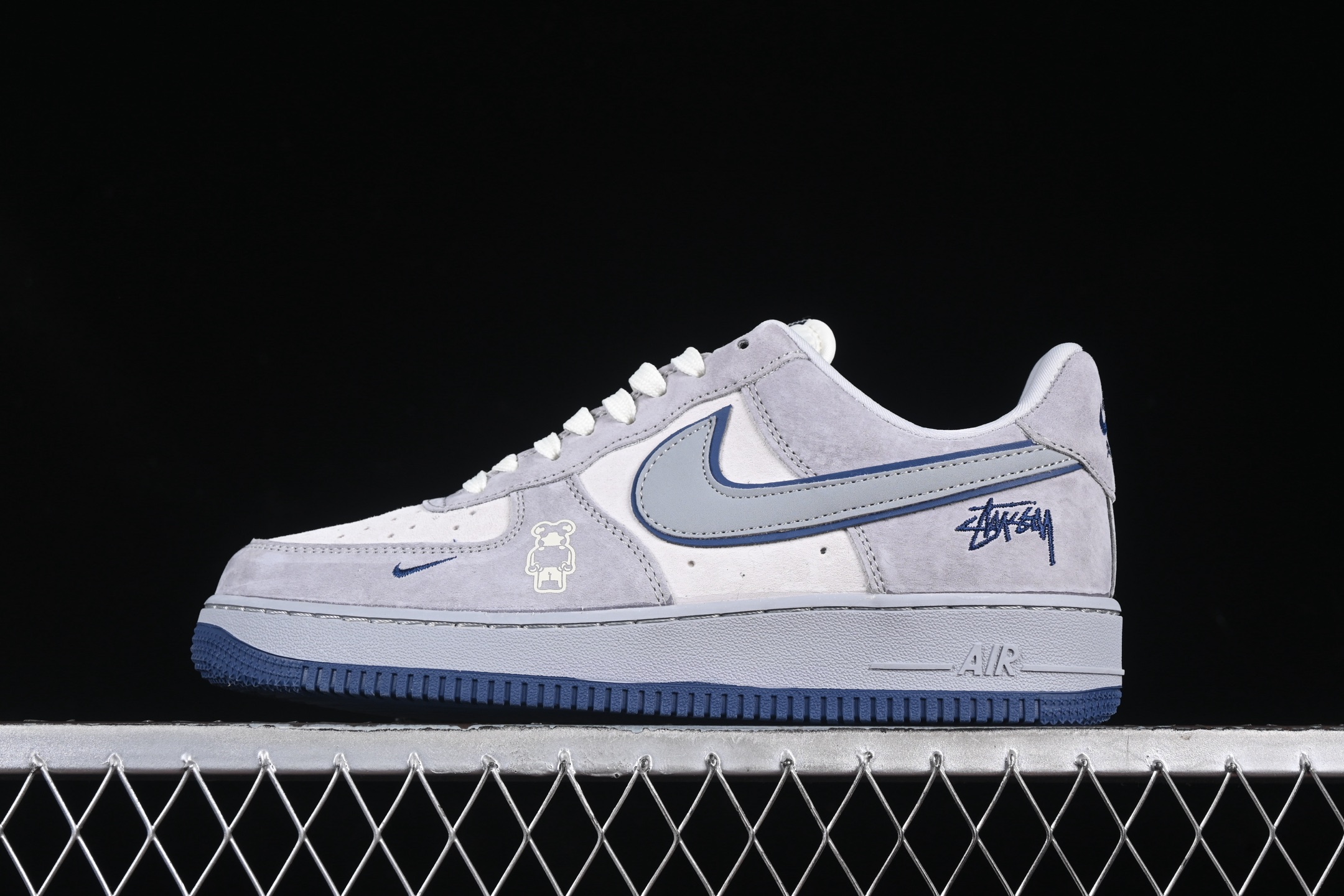 Nike Air Force 1 Low Stussy Grey Blue