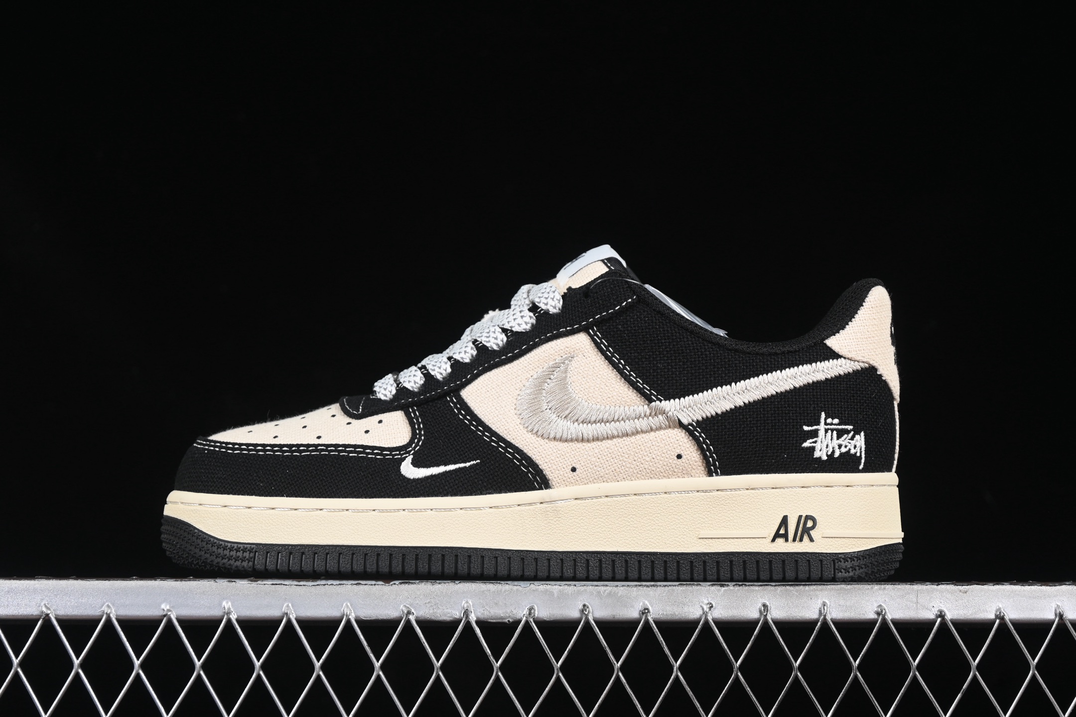 Nike Air Force 1 Low x Stussy Beige Black