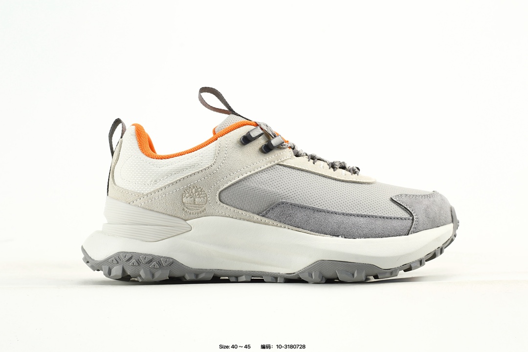 Timberland Motion Access Waterproof Hiking Shoes Grey Orange