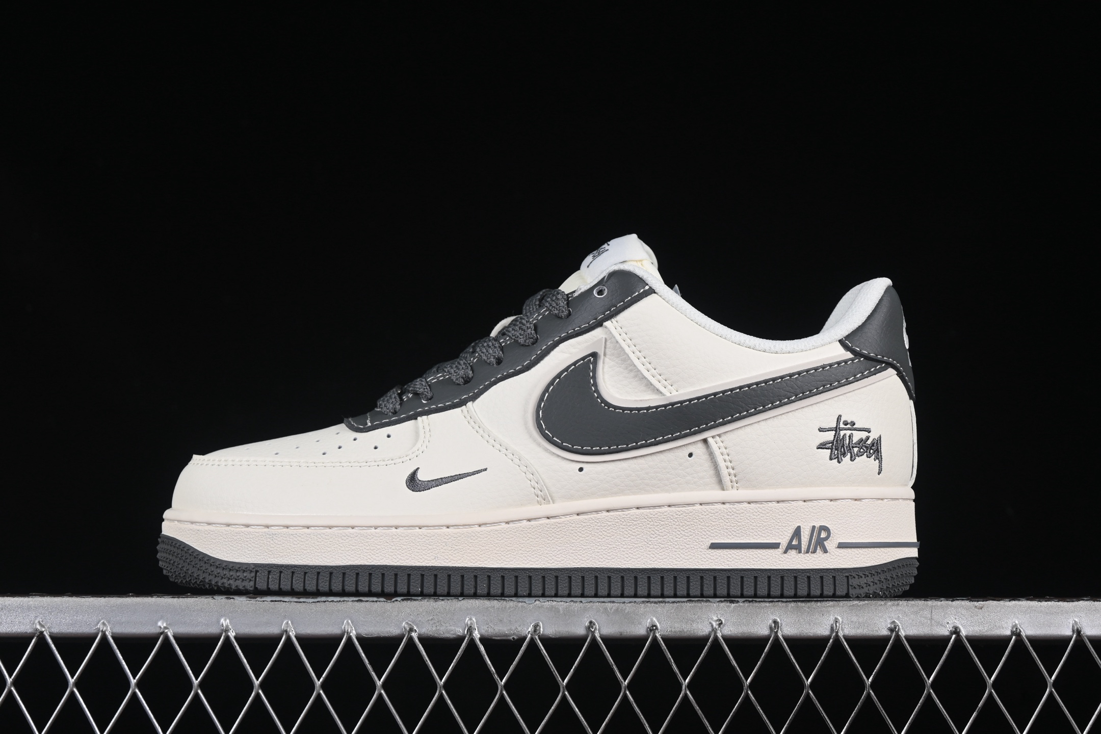 Nike x Stussy Air Force 1 Low Granite Gray
