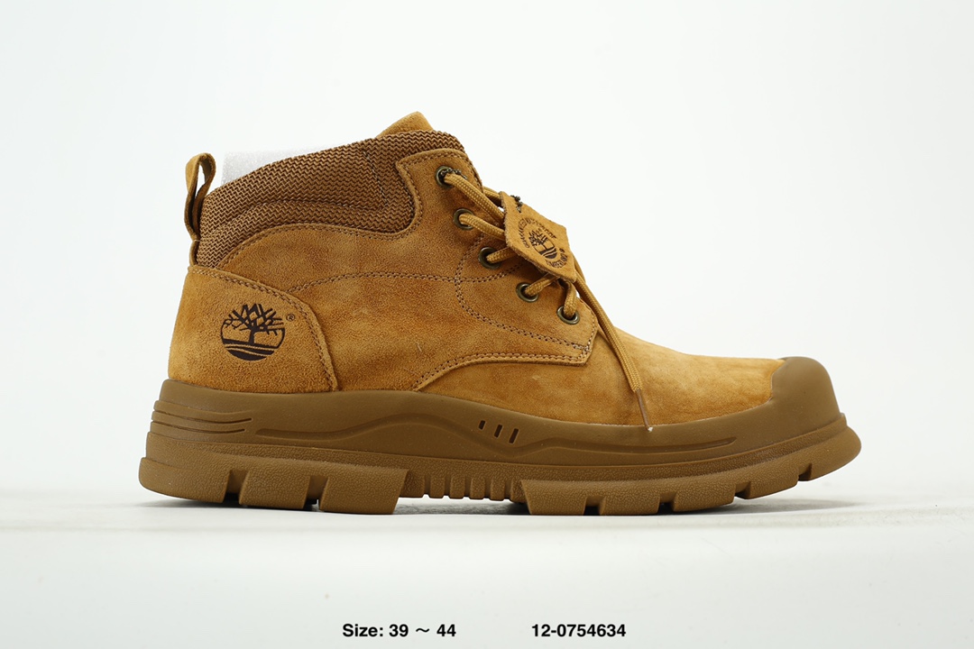 Timberland Anti-Slip Platform Martens Boots Wheat