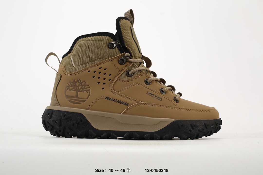 Timberland High-Top Hiking Boots Khaki