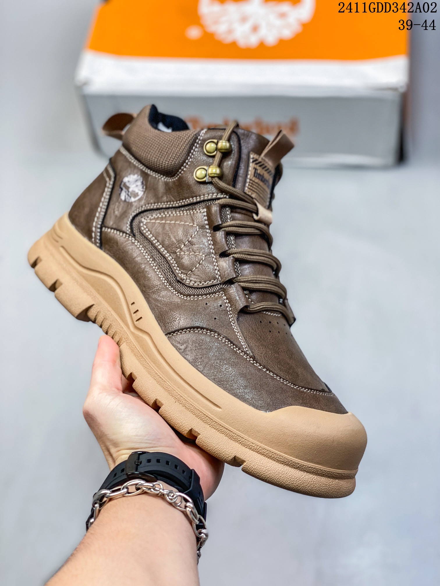Timberland Waterproof Leather Boots Brown