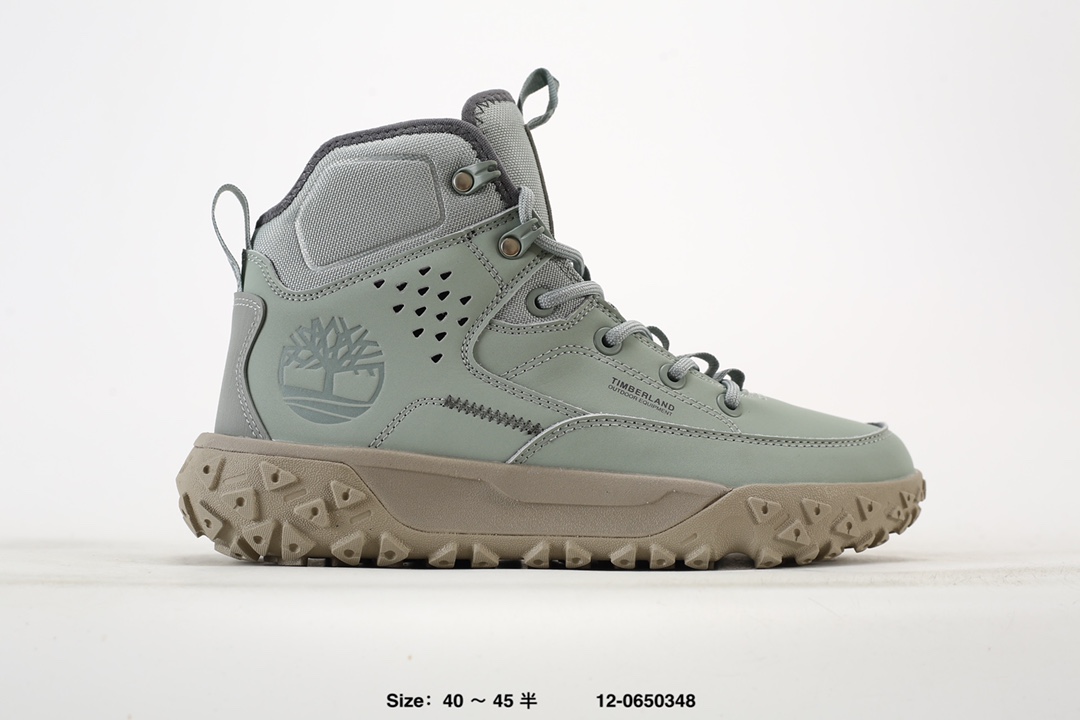 Timberland High-Top Hiking Boots Sage Green