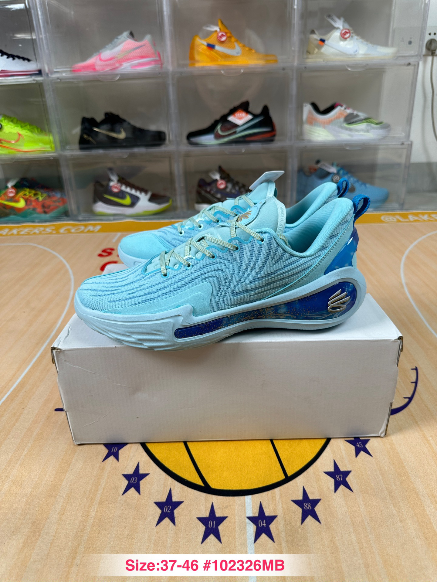 Under Armour Curry 12 Basketball Shoes Light Blue