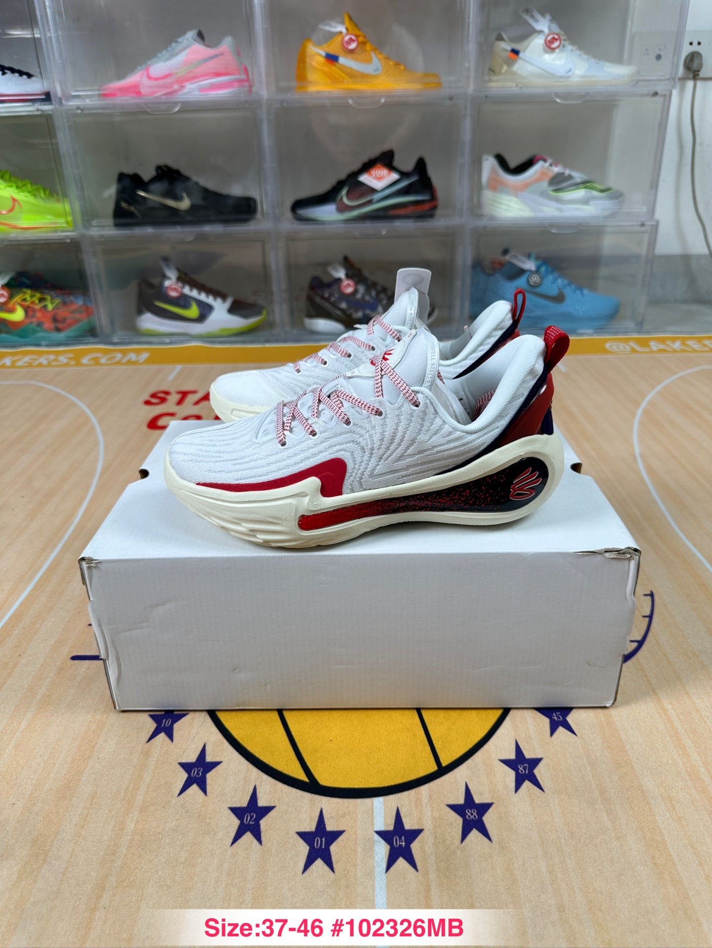 Under Armour Curry 12 Basketball Shoes White Red