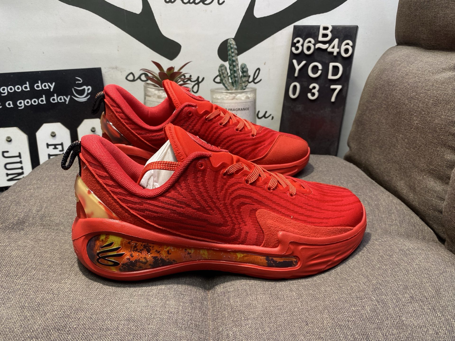 Under Armour Curry 12 WT Basketball Shoes Red