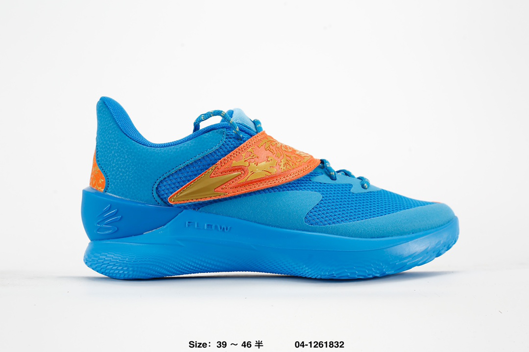 Under Armour Curry 1 Flow Basketball Shoes Blue/Orange