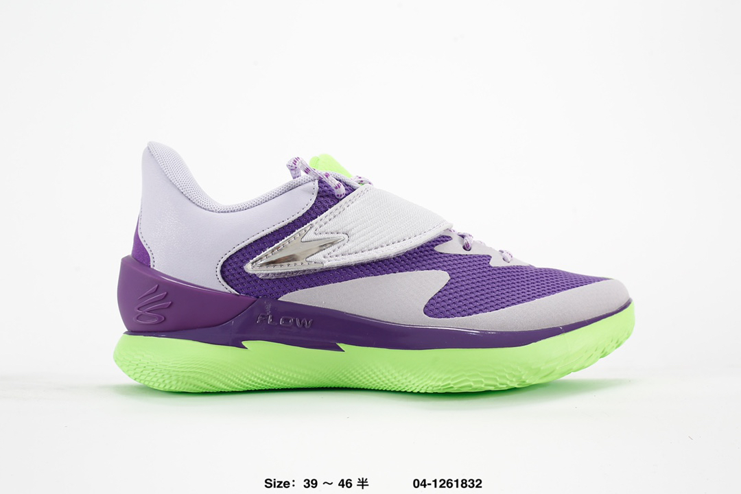 Under Armour Curry 1 Basketball Shoes Purple/Green