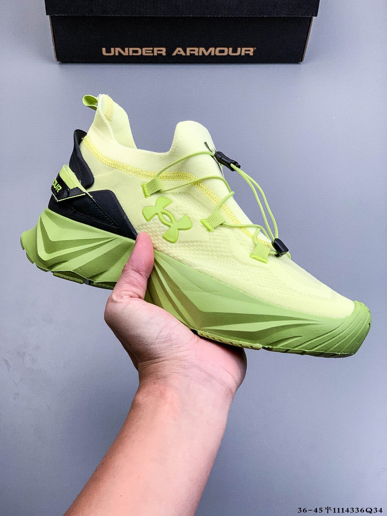Under Armour Breathable Trail Sneakers Lime Green